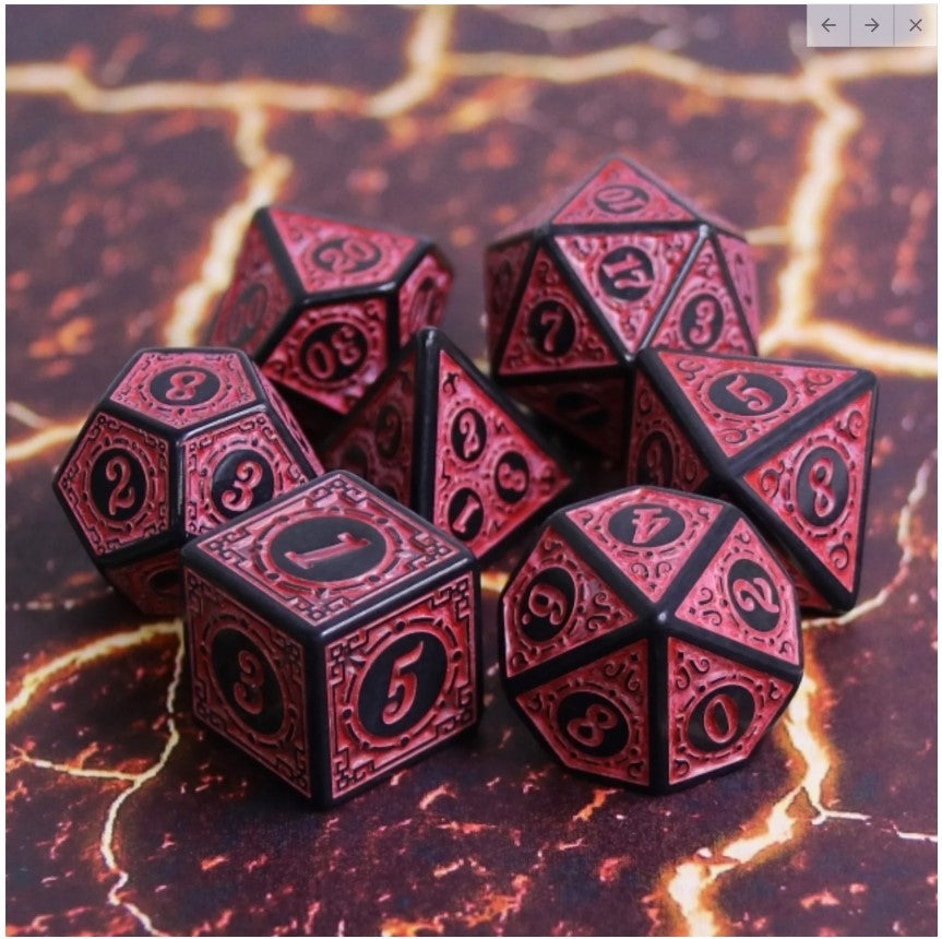 MAGIC FLAME RPG - RED Dice & Counters Foam Brain Games | Red Claw Gaming