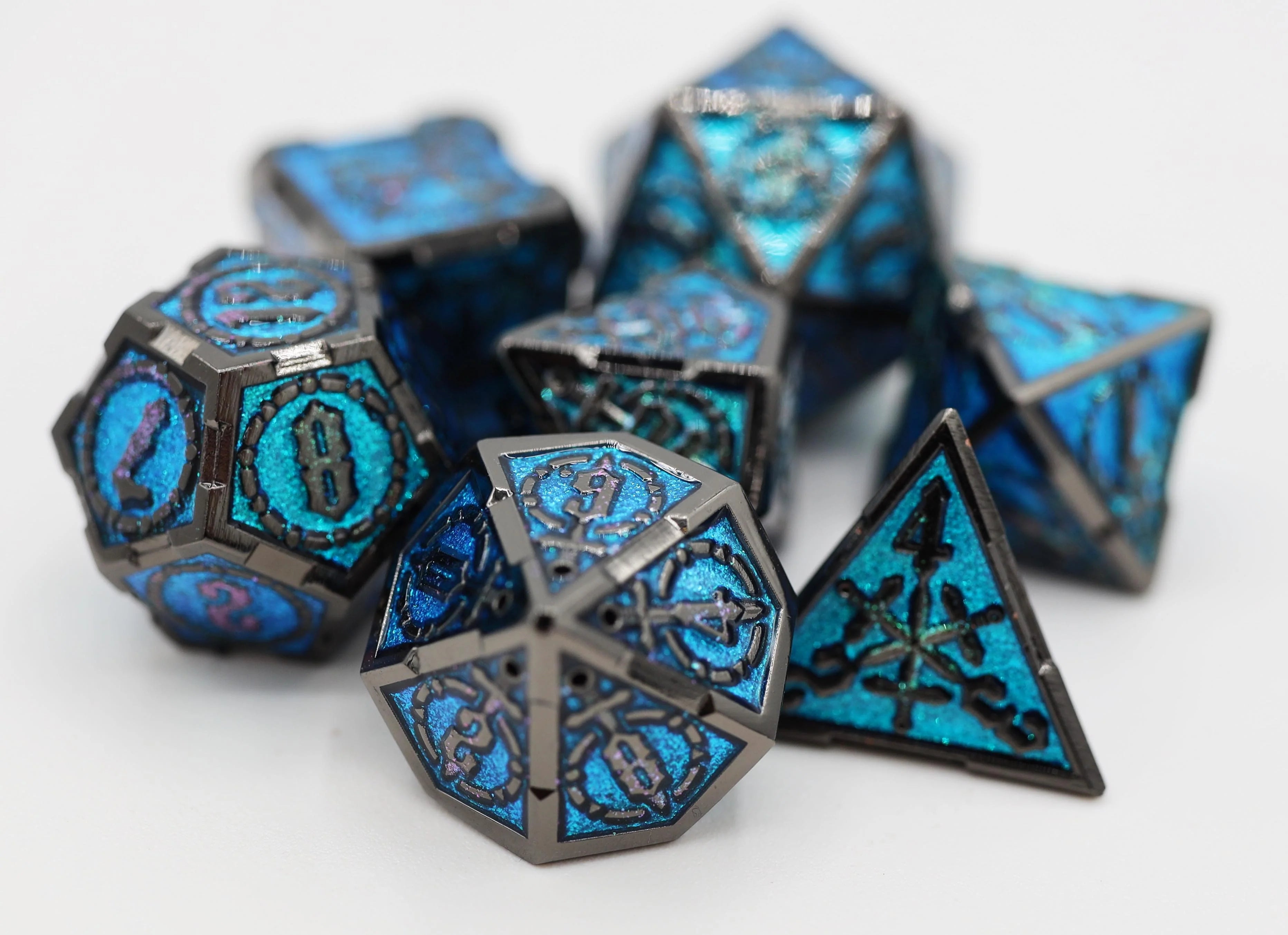 SWORD OF THE DEEP RPG METAL DICE SET Dice & Counters Foam Brain Games    | Red Claw Gaming