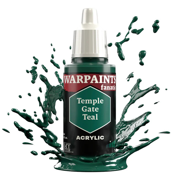 WARPAINTS: FANATIC ACRYLIC TEMPLE GATE TEAL Paint Army Painter    | Red Claw Gaming