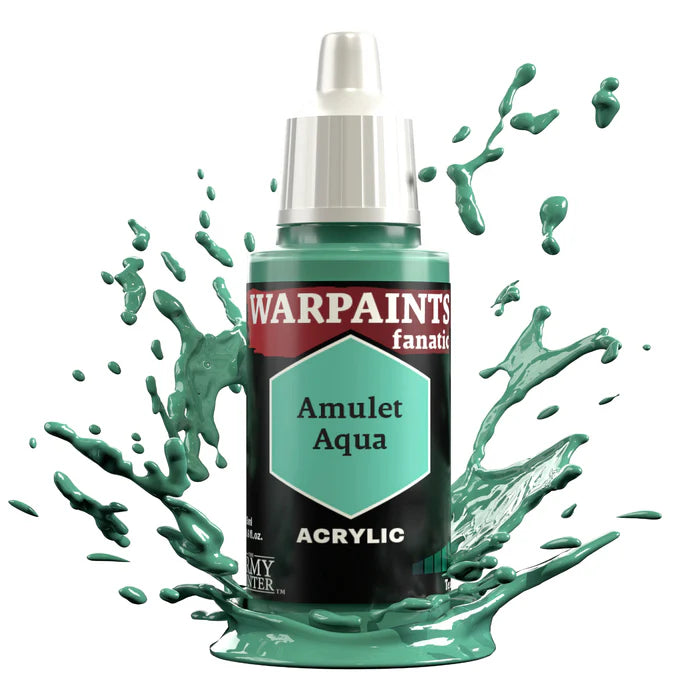 WARPAINTS: FANATIC ACRYLIC AMULET AQUA Paint Army Painter    | Red Claw Gaming