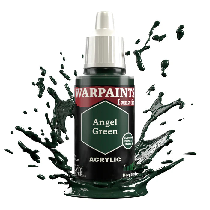 WARPAINTS: FANATIC ACRYLIC ANGEL GREEN Paint Army Painter    | Red Claw Gaming