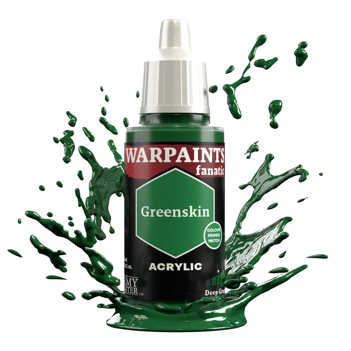 WARPAINTS: FANATIC ACRYLIC GREENSKIN Paint Army Painter    | Red Claw Gaming