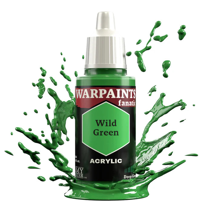 WARPAINTS: FANATIC ACRYLIC WILD GREEN Paint Army Painter    | Red Claw Gaming