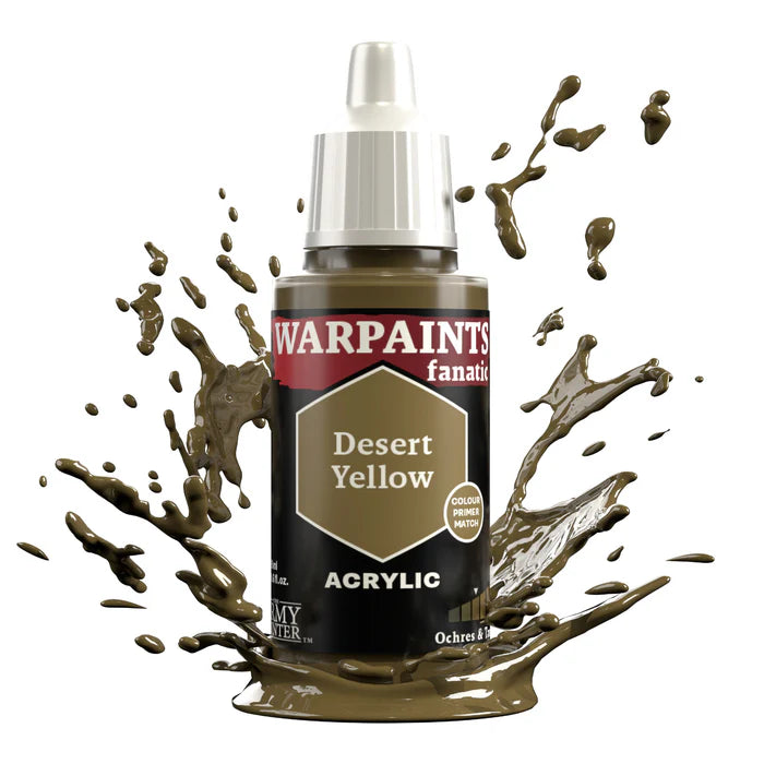 WARPAINTS: FANATIC ACRYLIC DESERT YELLOW Paint Army Painter    | Red Claw Gaming