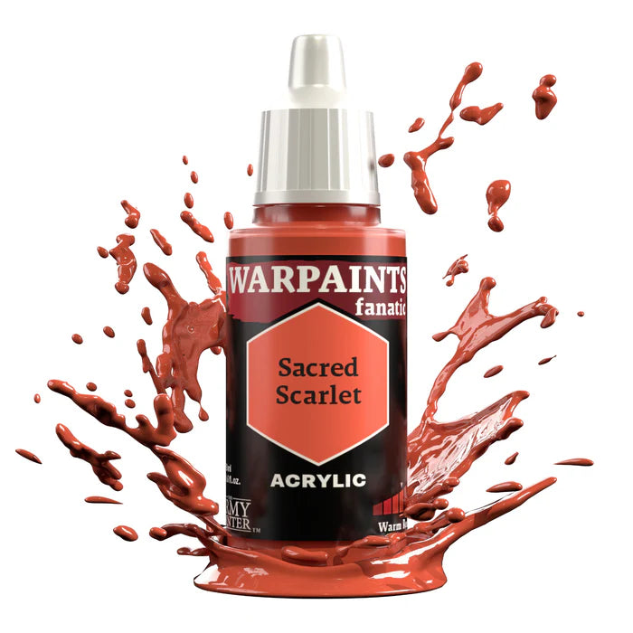 WARPAINTS: FANATIC ACRYLIC SACRED SCARLET Paint Army Painter    | Red Claw Gaming