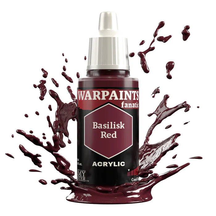 WARPAINTS: FANATIC ACRYLIC BASILISK RED Paint Army Painter    | Red Claw Gaming