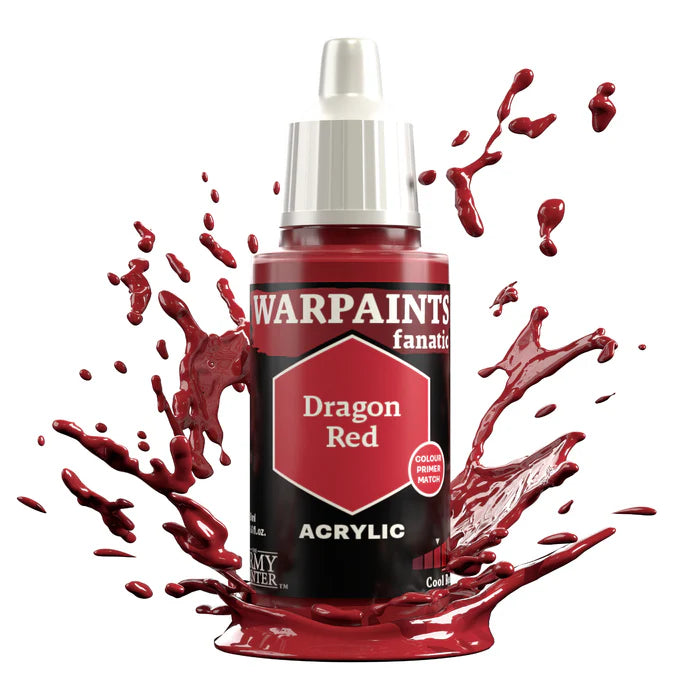 WARPAINTS: FANATIC ACRYLIC DRAGON RED Paint Army Painter    | Red Claw Gaming