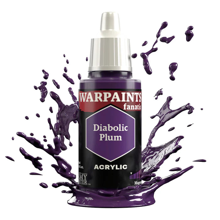 WARPAINTS: FANATIC ACRYLIC DIABOLIC PLUM Paint Army Painter    | Red Claw Gaming