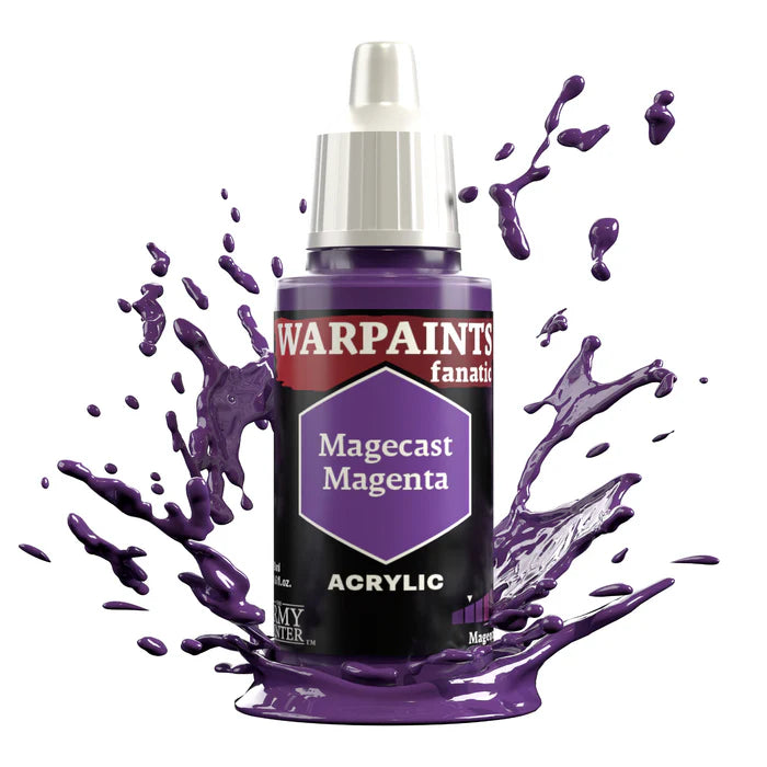 WARPAINTS: FANATIC ACRYLIC MAGECAST MAGENTA Paint Army Painter    | Red Claw Gaming