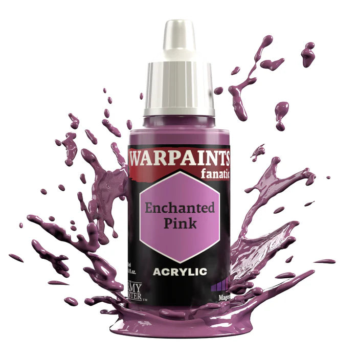 WARPAINTS: FANATIC ACRYLIC ENCHANTED PINK Paint Army Painter    | Red Claw Gaming