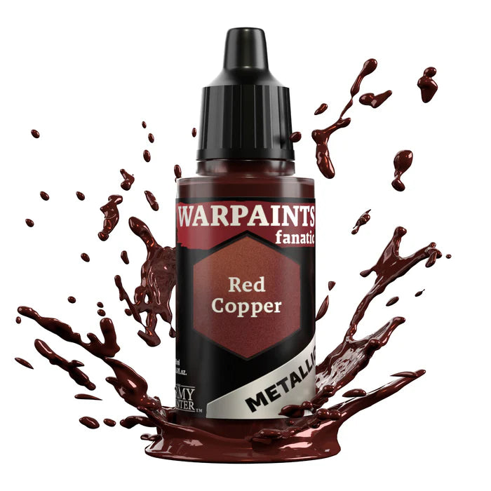 WARPAINTS: FANATIC METALLICS RED COPPER Paint Army Painter    | Red Claw Gaming