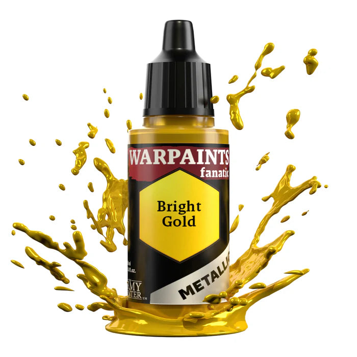 WARPAINTS: FANATIC METALLICS BRIGHT GOLD Paint Army Painter    | Red Claw Gaming
