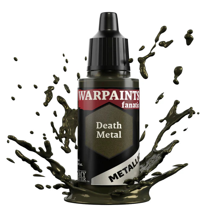 WARPAINTS: FANATIC METALLICS DEATH METAL Paint Army Painter    | Red Claw Gaming