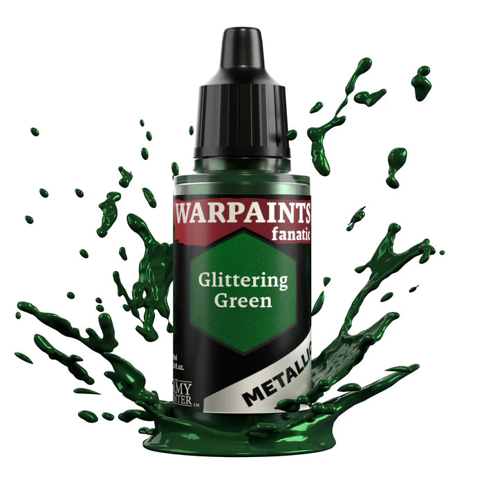 WARPAINTS: FANATIC METALLICS GLITTERING GREEN Paint Army Painter    | Red Claw Gaming