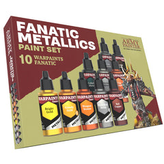 WARPAINTS: FANATIC METALLICS PAINT SET Paint Army Painter    | Red Claw Gaming