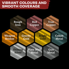 WARPAINTS: FANATIC METALLICS PAINT SET Paint Army Painter    | Red Claw Gaming