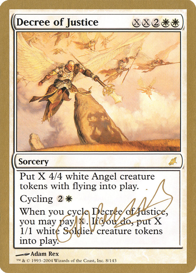 Decree of Justice (Gabriel Nassif) [World Championship Decks 2004] MTG Single Magic: The Gathering    | Red Claw Gaming