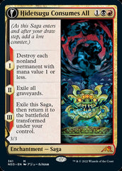 Hidetsugu Consumes All // Vessel of the All-Consuming (Showcase Soft Glow) [Kamigawa: Neon Dynasty] MTG Single Magic: The Gathering    | Red Claw Gaming