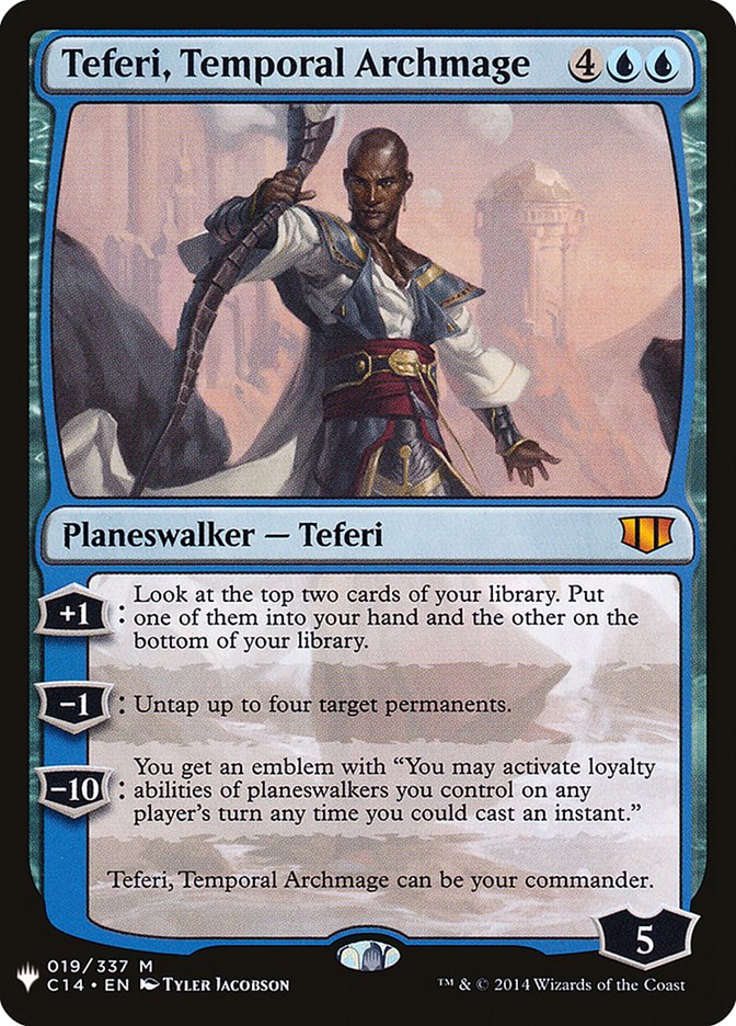 Teferi, Temporal Archmage [Mystery Booster] MTG Single Magic: The Gathering    | Red Claw Gaming