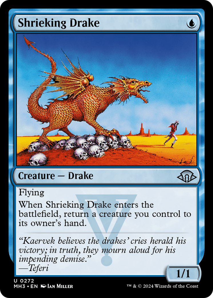 Shrieking Drake [Modern Horizons 3] MTG Single Magic: The Gathering    | Red Claw Gaming