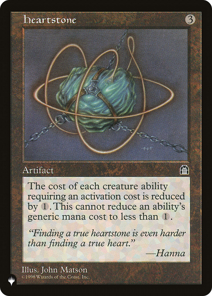 Heartstone [The List] MTG Single Magic: The Gathering | Red Claw Gaming