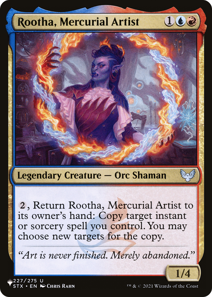 Rootha, Mercurial Artist [The List Reprints] MTG Single Magic: The Gathering    | Red Claw Gaming