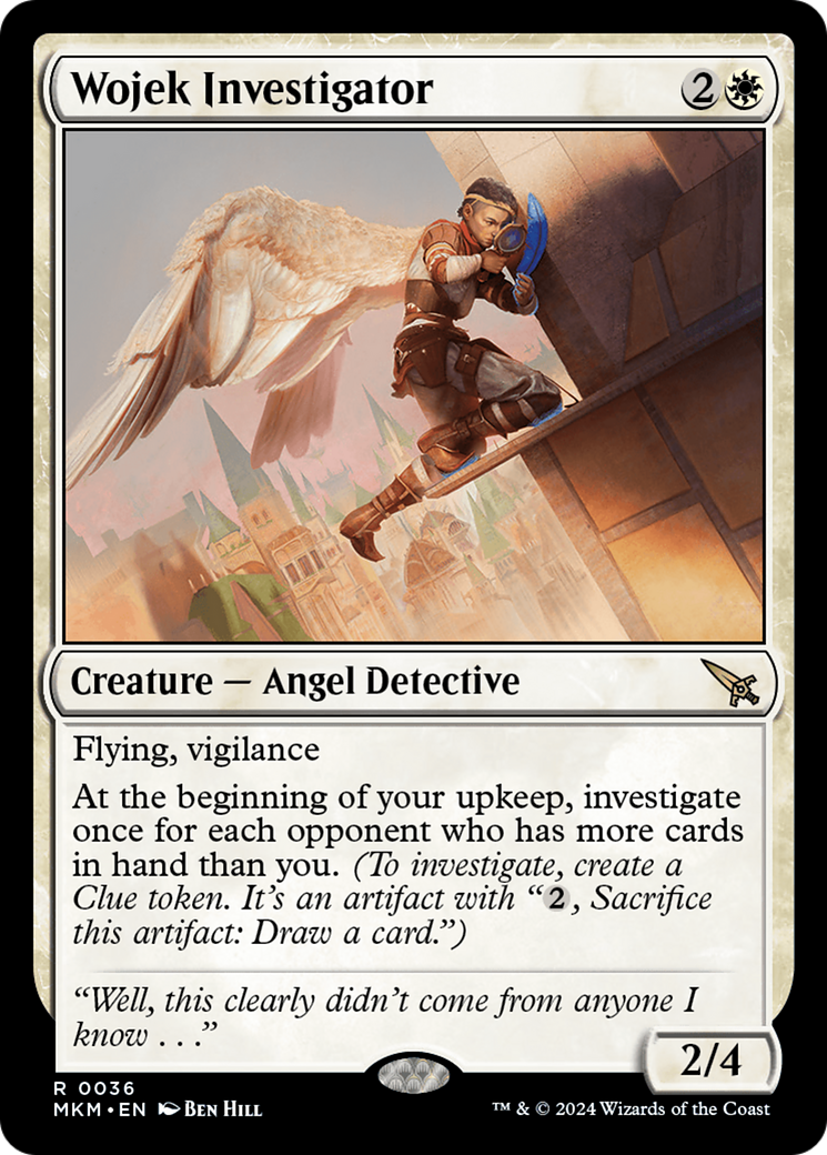 Wojek Investigator (Blue) [Murders at Karlov Manor] MTG Single Magic: The Gathering    | Red Claw Gaming