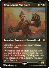 Neyali, Suns' Vanguard (Foil Etched) (Display Commander) [Phyrexia: All Will Be One Commander] MTG Single Magic: The Gathering    | Red Claw Gaming