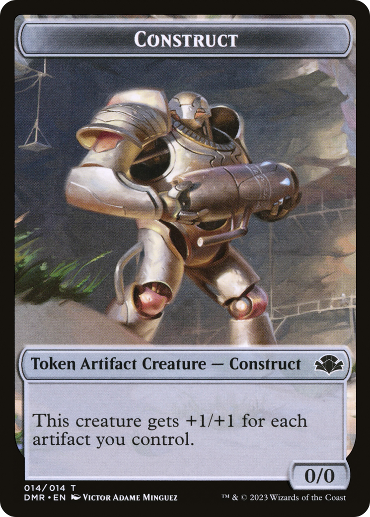 Construct Token [Dominaria Remastered Tokens] MTG Single Magic: The Gathering    | Red Claw Gaming