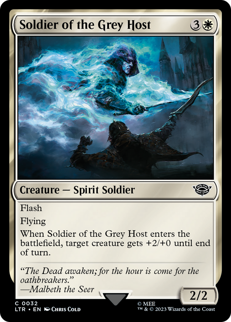 Soldier of the Grey Host [The Lord of the Rings: Tales of Middle-Earth] MTG Single Magic: The Gathering | Red Claw Gaming