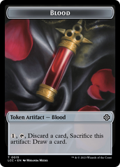 Blood // Vampire (0004) Double-Sided Token [The Lost Caverns of Ixalan Commander Tokens] MTG Single Magic: The Gathering    | Red Claw Gaming