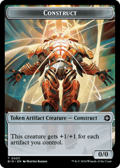 Construct // Plot Double-Sided Token [Outlaws of Thunder Junction Tokens] MTG Single Magic: The Gathering    | Red Claw Gaming