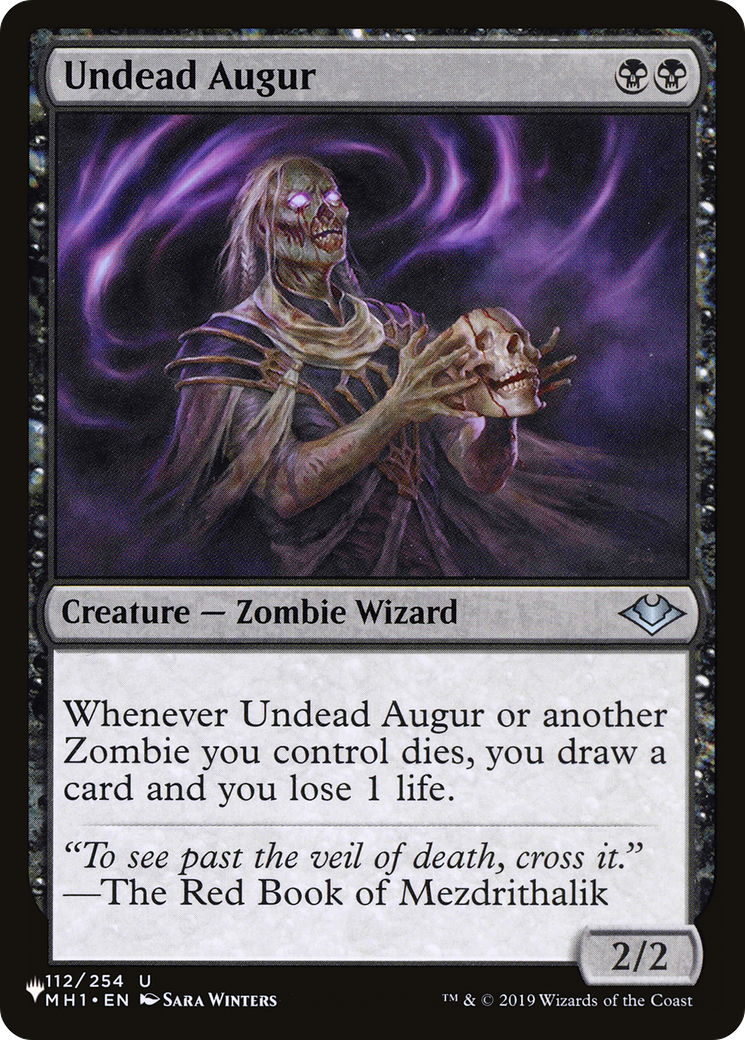 Undead Augur [The List Reprints] MTG Single Magic: The Gathering    | Red Claw Gaming