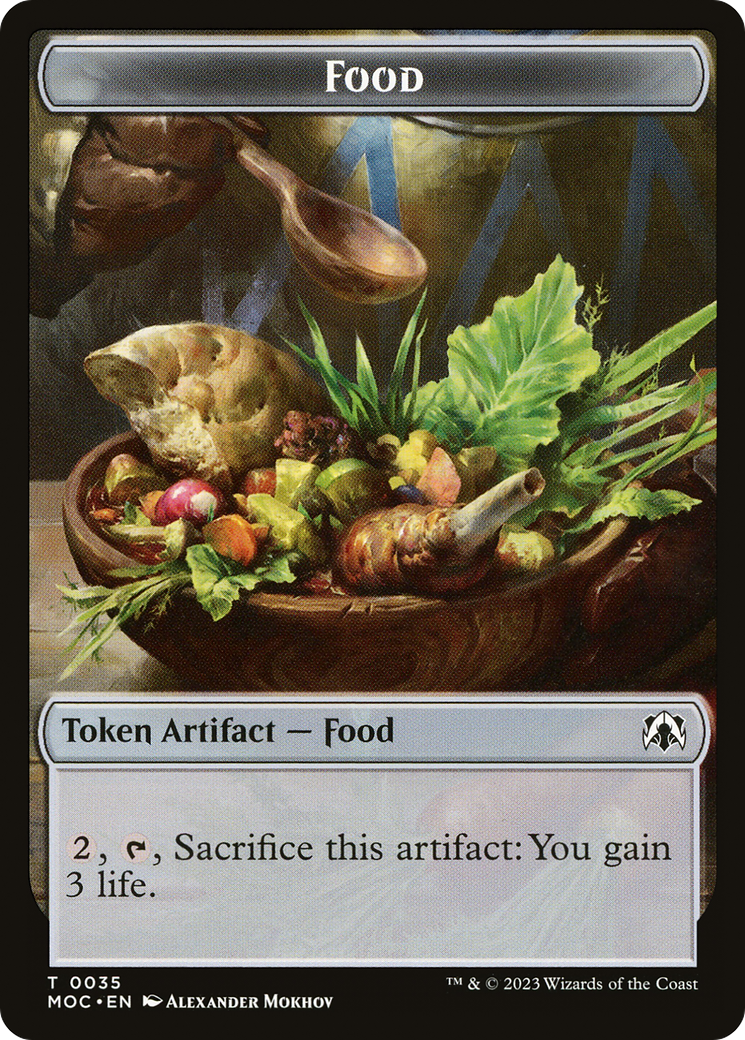 Food Token [March of the Machine] MTG Single Magic: The Gathering    | Red Claw Gaming