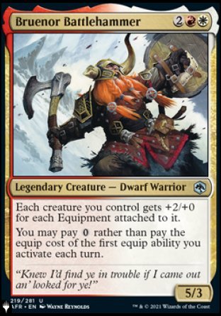 Bruenor Battlehammer [The List] MTG Single Magic: The Gathering | Red Claw Gaming