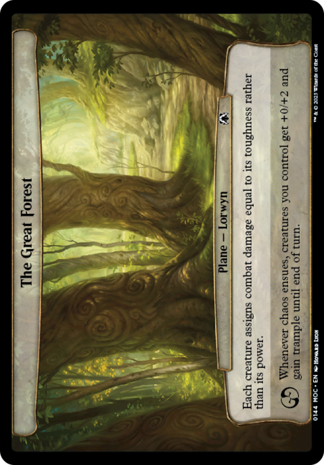 The Great Forest [March of the Machine Commander] MTG Single Magic: The Gathering    | Red Claw Gaming