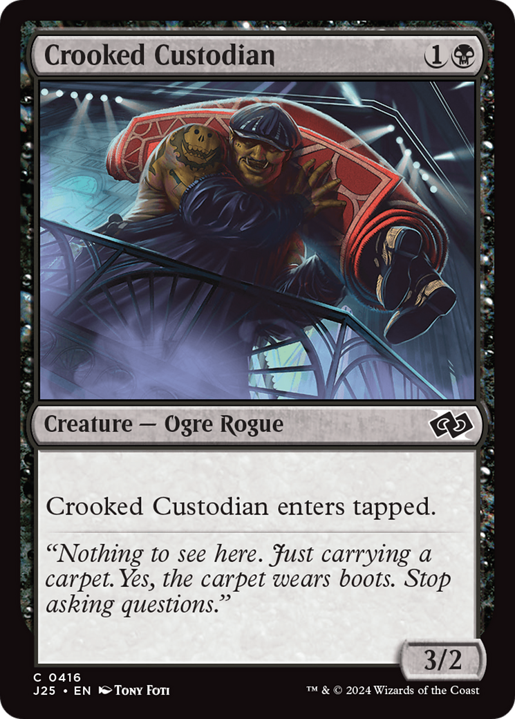 Crooked Custodian [Foundations Jumpstart] MTG Single Magic: The Gathering | Red Claw Gaming