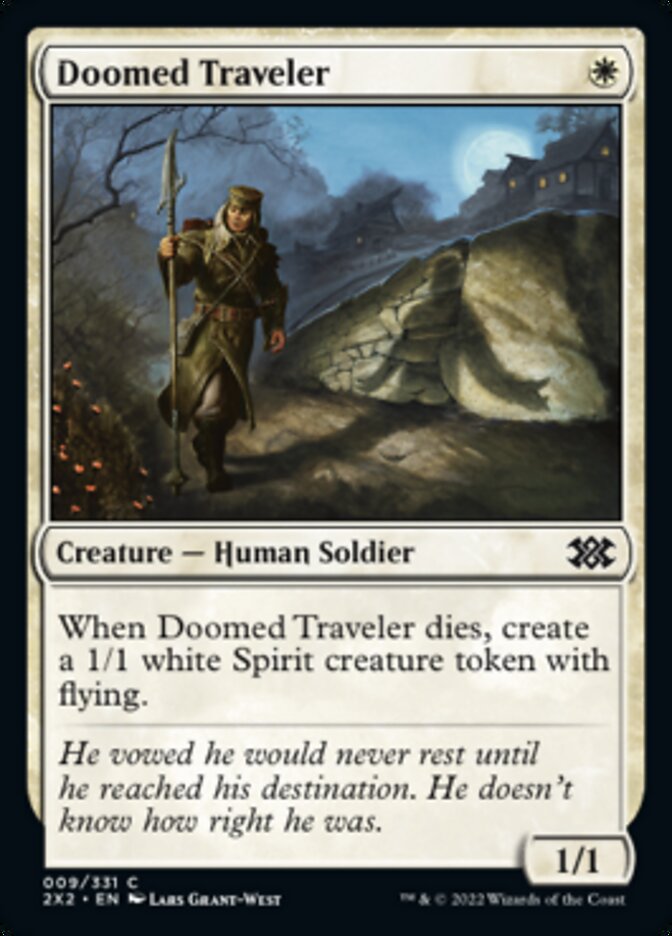 Doomed Traveler [Double Masters 2022] MTG Single Magic: The Gathering    | Red Claw Gaming