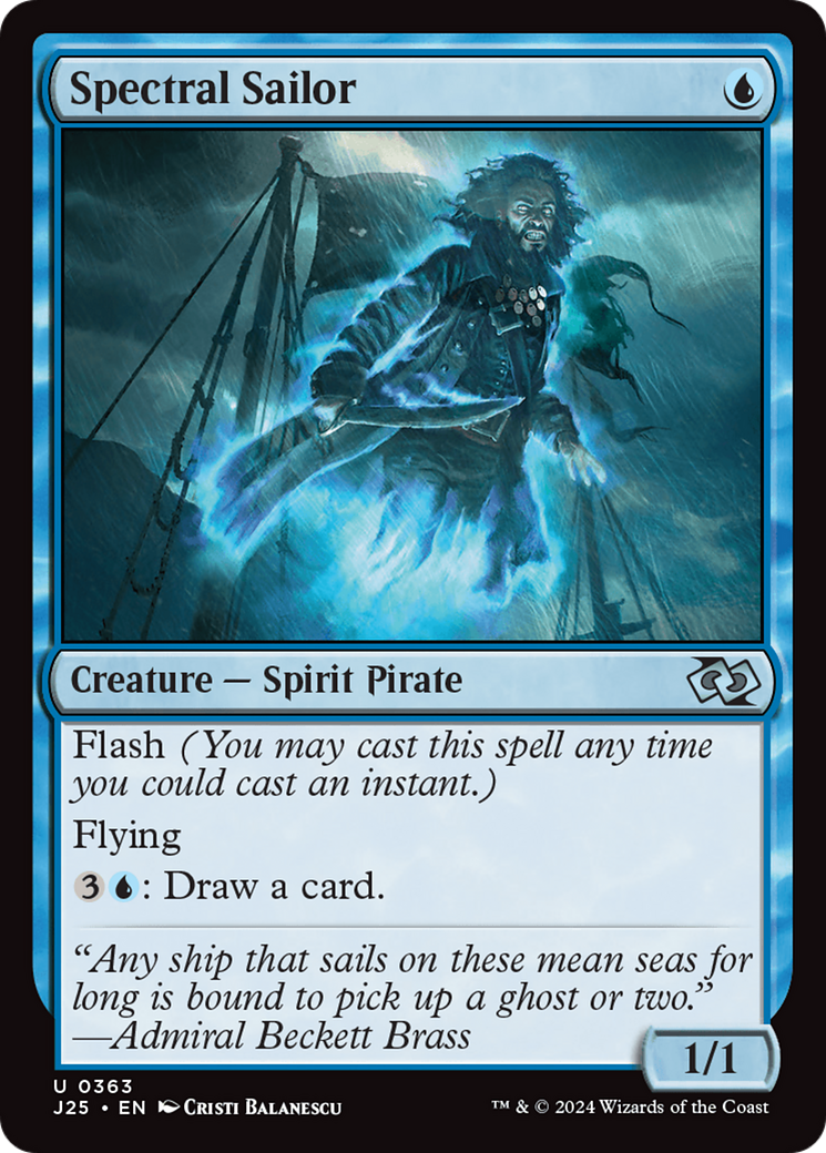 Spectral Sailor [Foundations Jumpstart] MTG Single Magic: The Gathering    | Red Claw Gaming