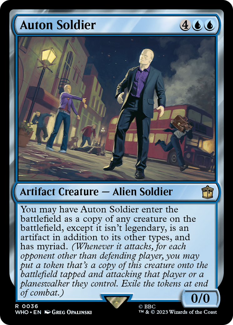 Auton Soldier [Doctor Who] MTG Single Magic: The Gathering    | Red Claw Gaming