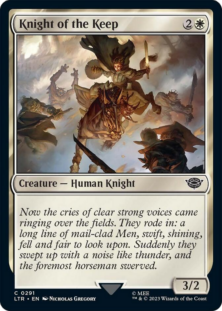 Knight of the Keep [The Lord of the Rings: Tales of Middle-Earth] MTG Single Magic: The Gathering | Red Claw Gaming