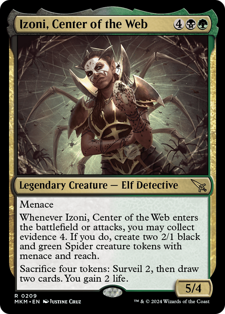 Izoni, Center of the Web [Murders at Karlov Manor] MTG Single Magic: The Gathering    | Red Claw Gaming