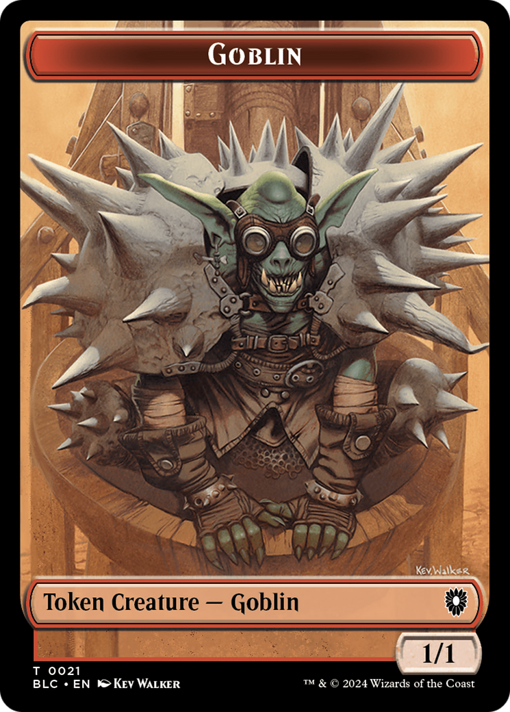 Illusion // Goblin Double-Sided Token [Bloomburrow Commander Tokens] MTG Single Magic: The Gathering    | Red Claw Gaming