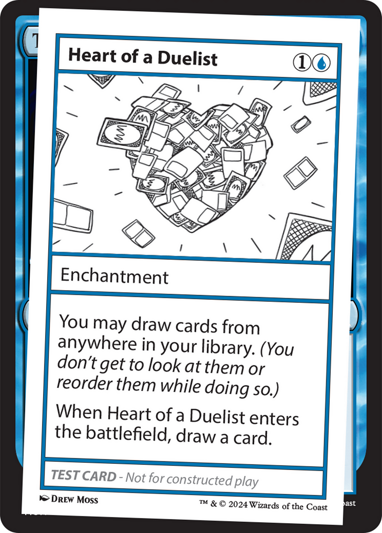 Heart of a Duelist [Mystery Booster 2 Playtest Cards] MTG Single Magic: The Gathering    | Red Claw Gaming