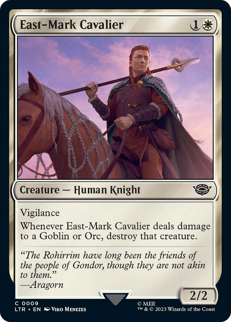 East-Mark Cavalier [The Lord of the Rings: Tales of Middle-Earth] MTG Single Magic: The Gathering | Red Claw Gaming