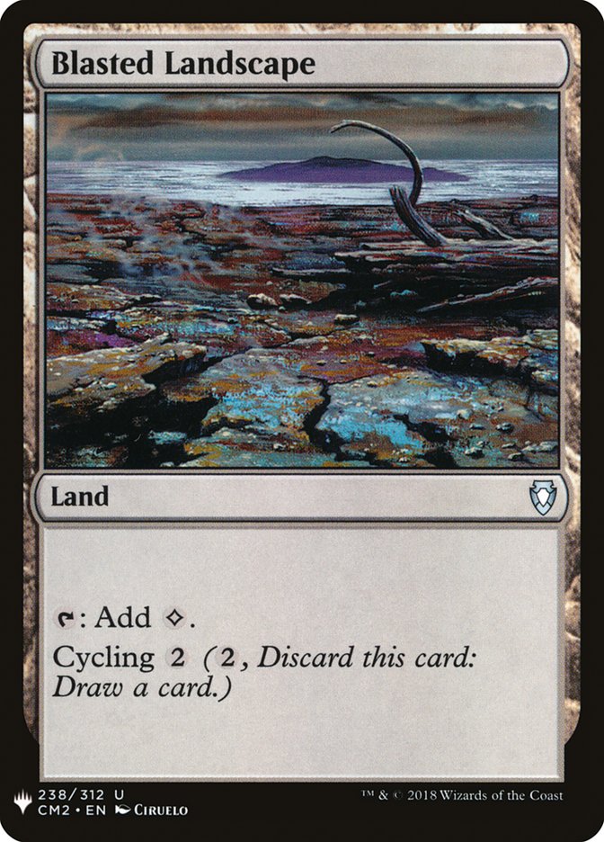 Blasted Landscape [Mystery Booster] MTG Single Magic: The Gathering | Red Claw Gaming