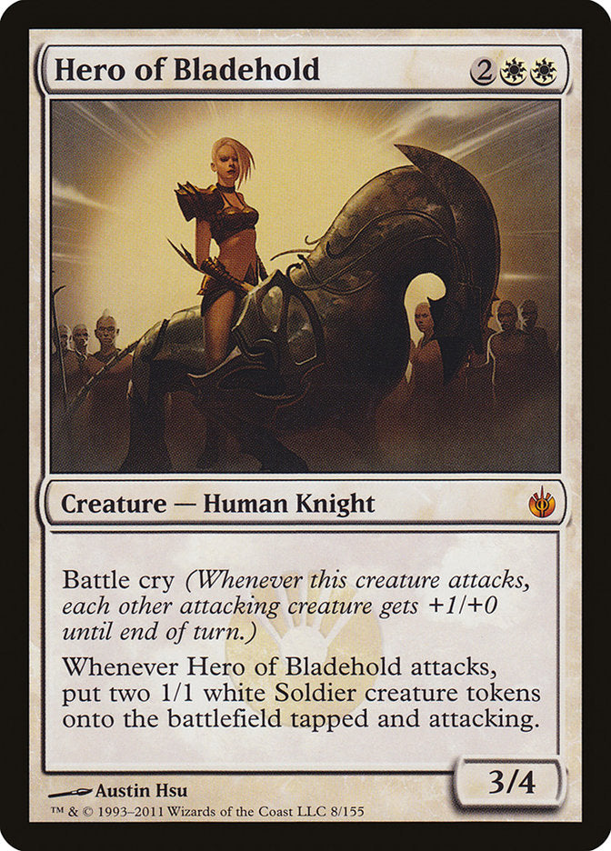 Hero of Bladehold (Oversized) [Oversize Cards] MTG Single Magic: The Gathering    | Red Claw Gaming