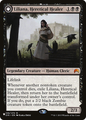 Liliana, Heretical Healer // Liliana, Defiant Necromancer [Secret Lair: From Cute to Brute] MTG Single Magic: The Gathering    | Red Claw Gaming