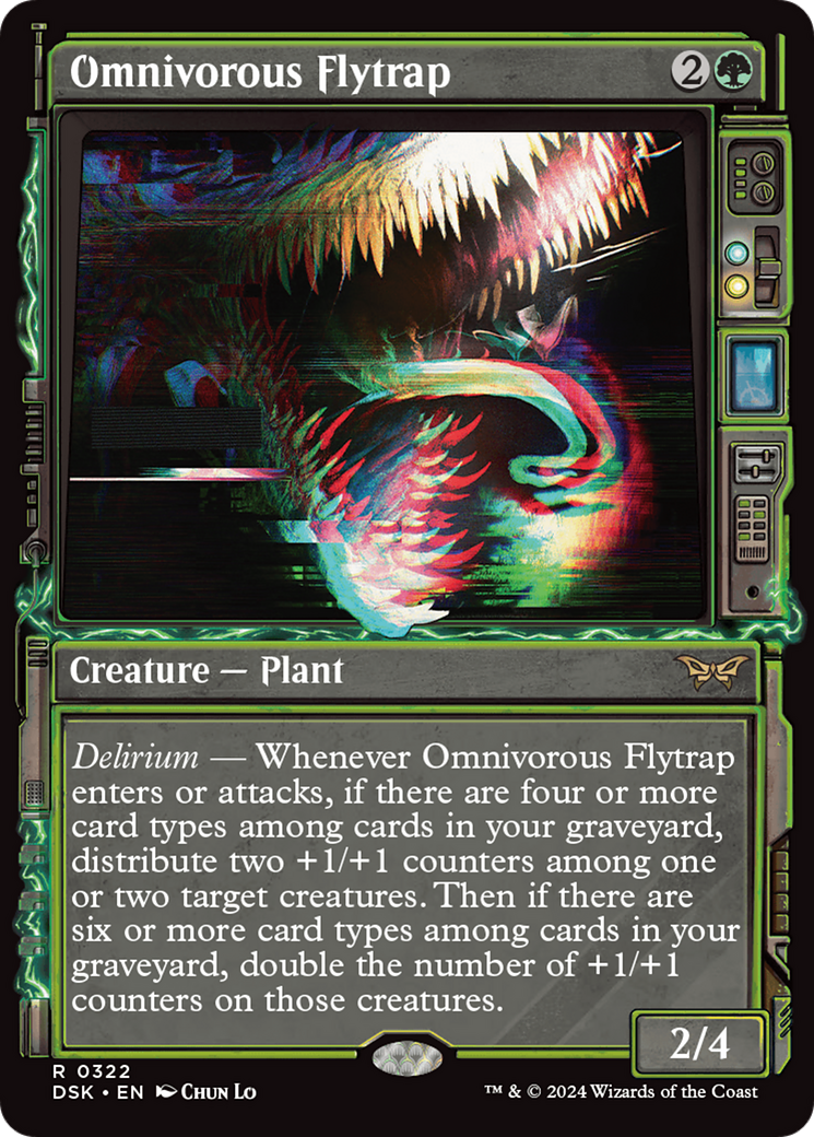 Omnivorous Flytrap (Showcase) [Duskmourn: House of Horror] MTG Single Magic: The Gathering    | Red Claw Gaming