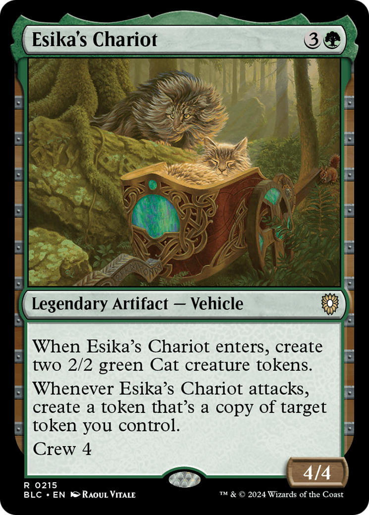 Esika's Chariot [Bloomburrow Commander] MTG Single Magic: The Gathering    | Red Claw Gaming